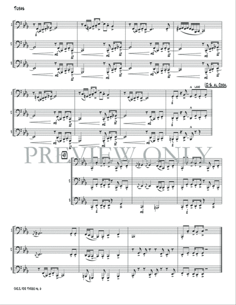 Jazz for Three Small Ensemble scores gallery preview page 8