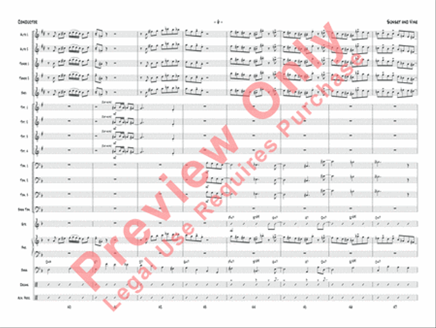 Sunset and Vine Sunset and Vine Jazz Ensemble scores gallery preview page 9