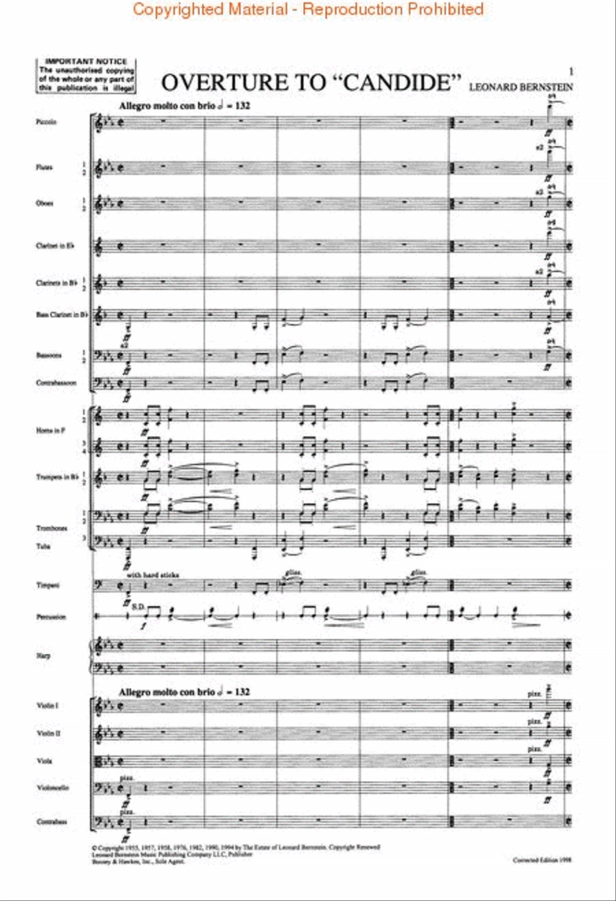 Bernstein – Orchestral Anthology, Volume 2 Orchestra scores gallery preview page 2