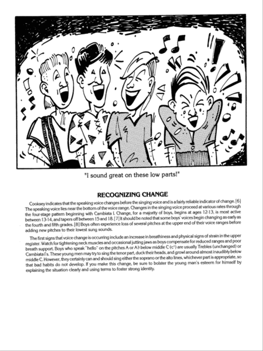 The Boy's Changing Voice The Boy's Changing Voice Choir scores gallery preview page 6
