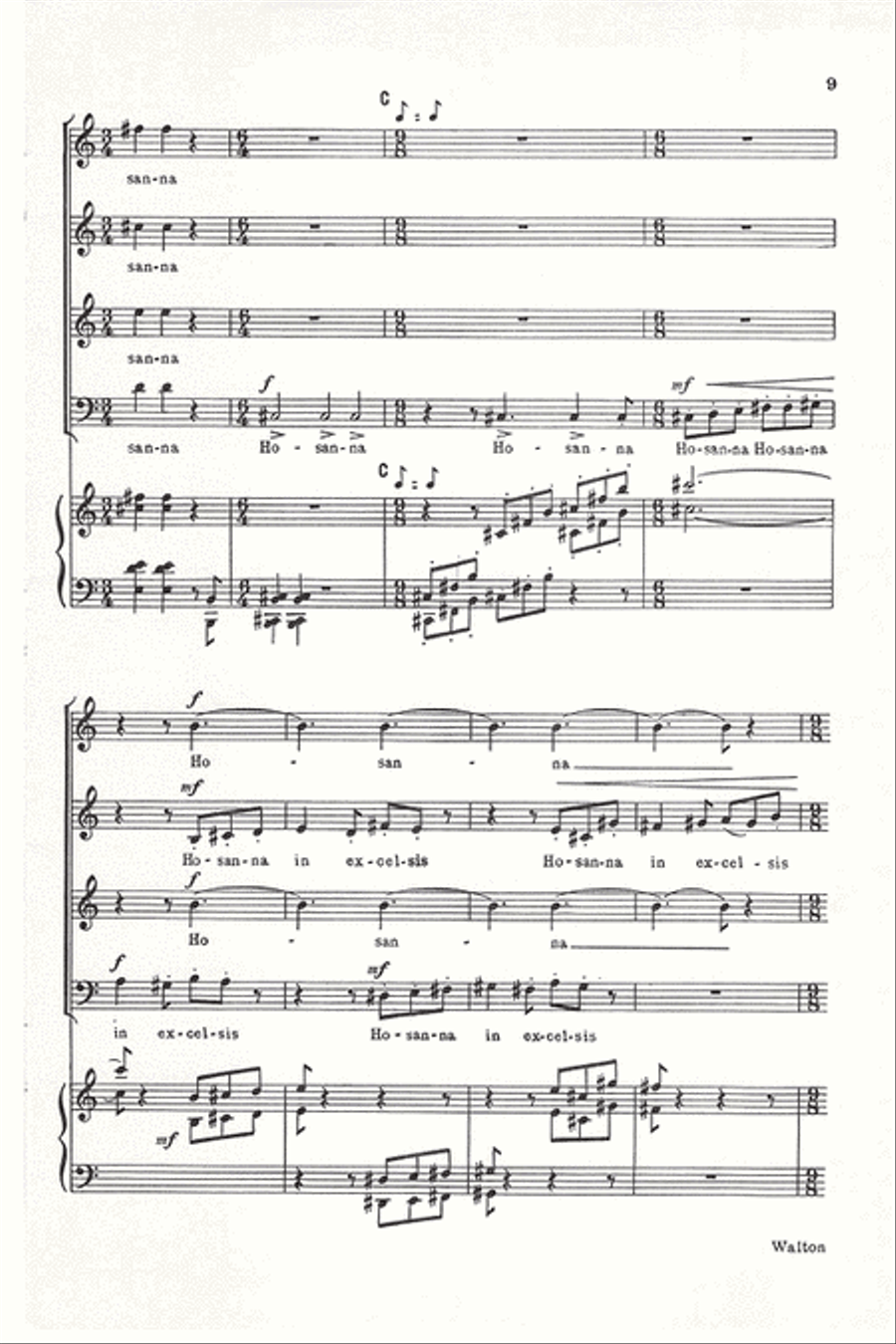 Hosanna (SATB divisi) Divisi scores gallery preview page 8