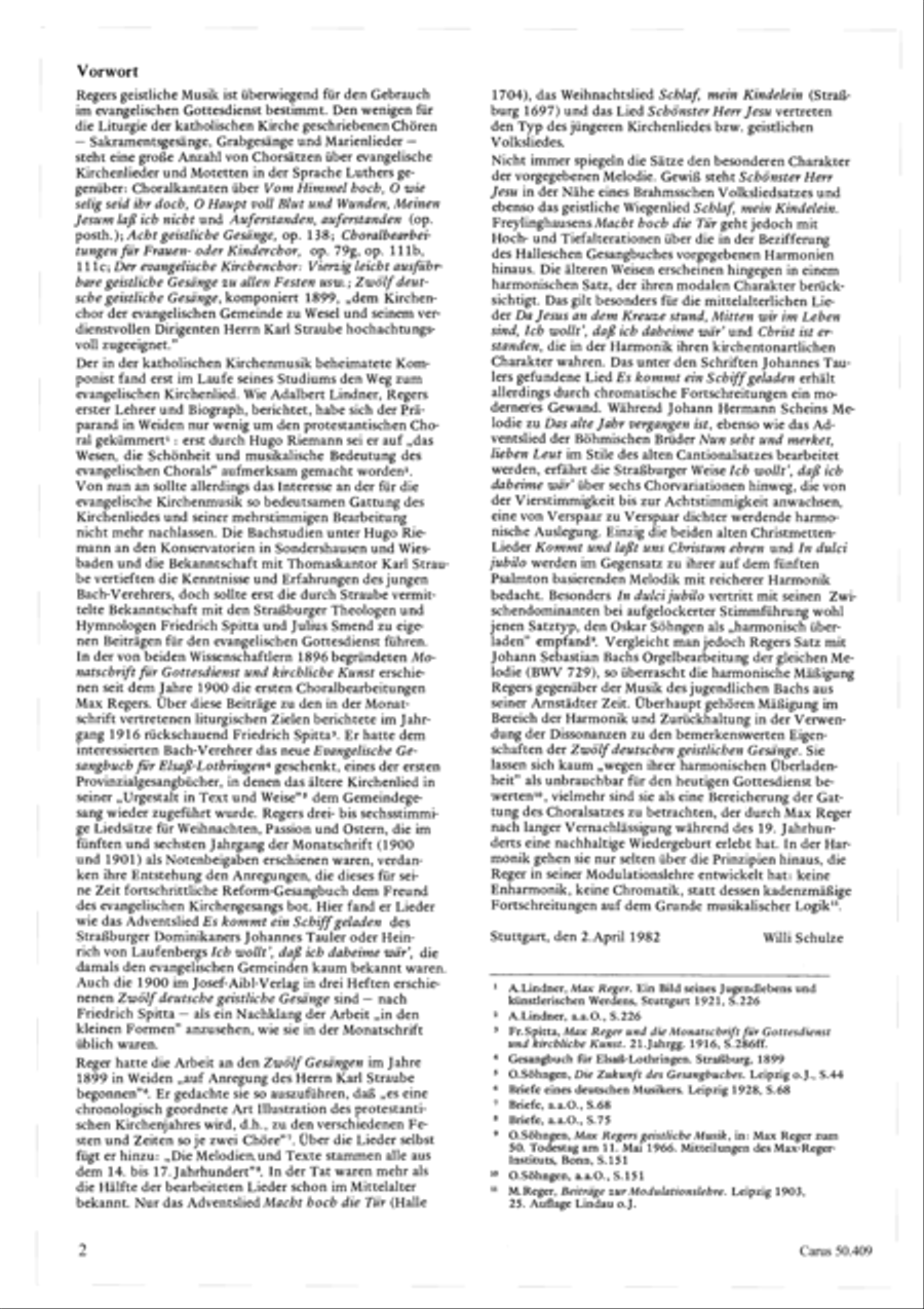 Zwolf deutsche geistliche Gesange Score scores gallery preview page 3