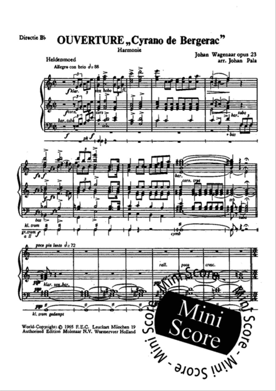 Cyrano de Bergerac Concert Band scores gallery preview page 5