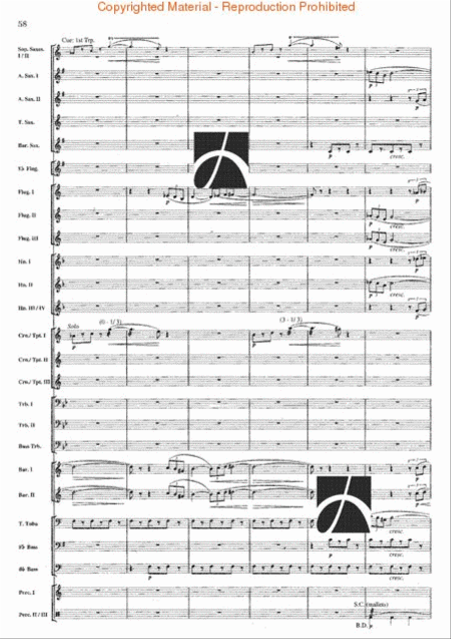 Firestorm Brass Band scores gallery preview page 58