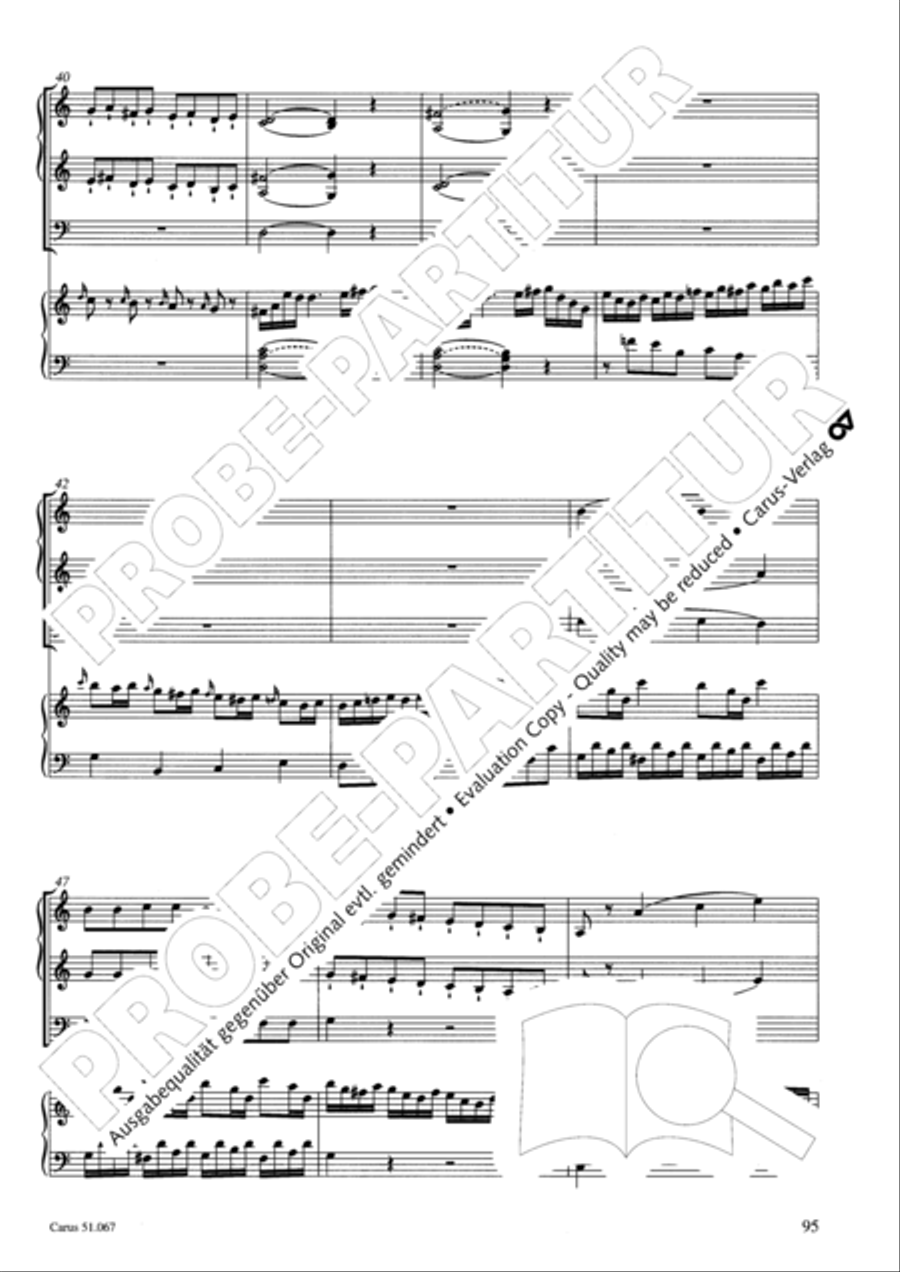Church Sonatas Collection / Songbook scores gallery preview page 96