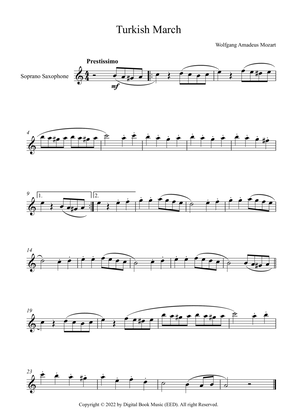 Turkish March - Wolfgang Amadeus Mozart (Soprano Sax)