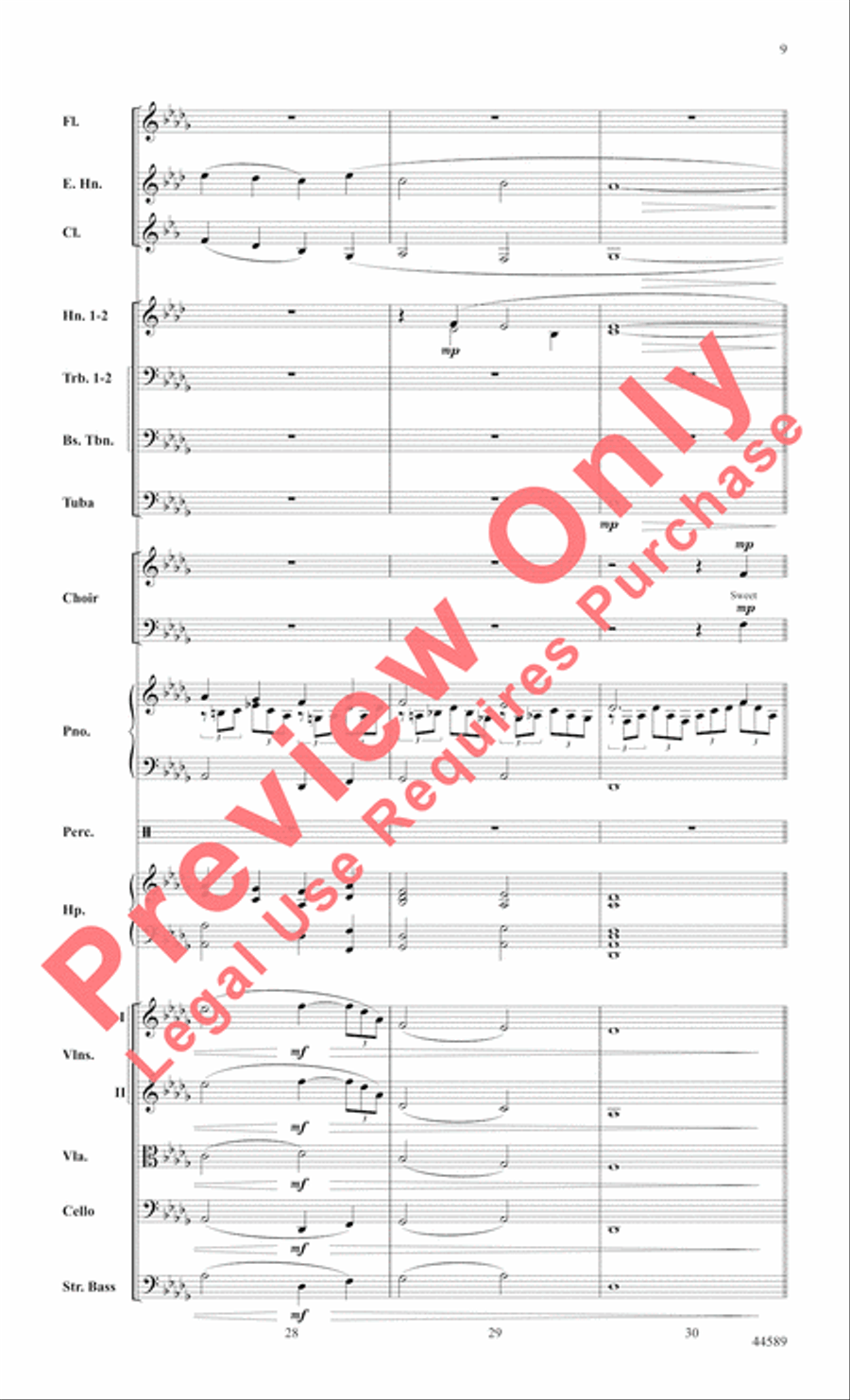 Song of Bethlehem Song of Bethlehem Choir scores gallery preview page 10