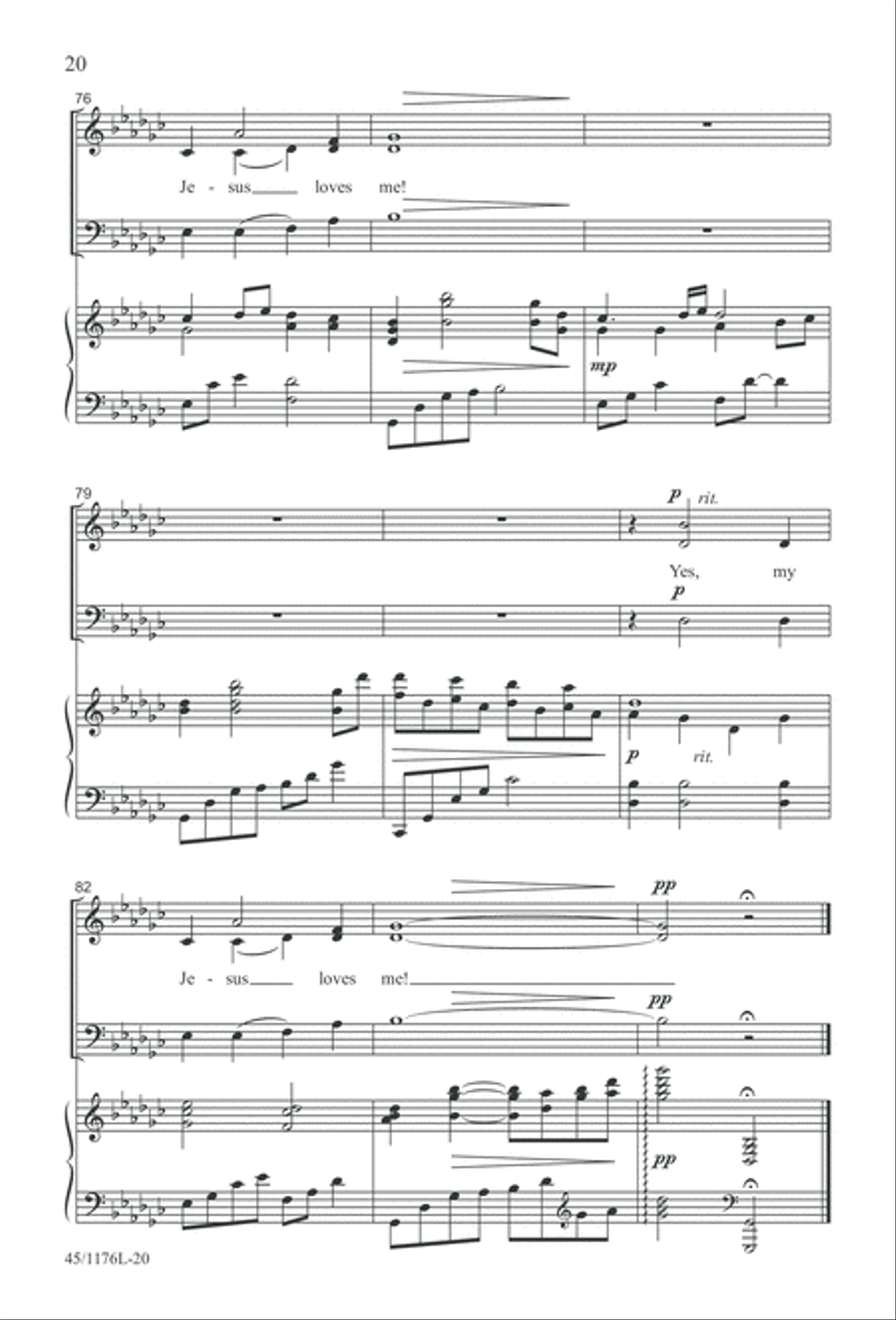 10 More Anthems for about 10 Singers 3-Part scores gallery preview page 20