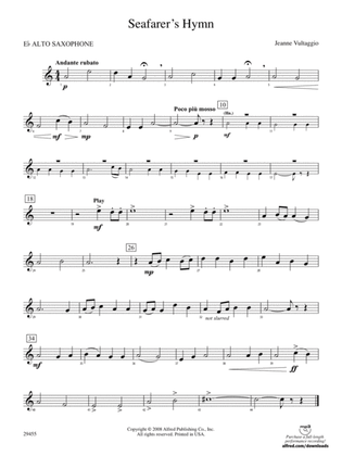Seafarer's Hymn: E-flat Alto Saxophone