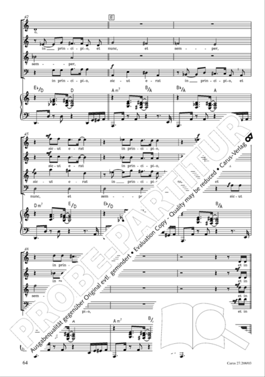 Magnificat 4-Part scores gallery preview page 65
