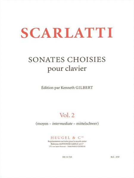 Sonates Choisies Vol.2 (piano Solo)