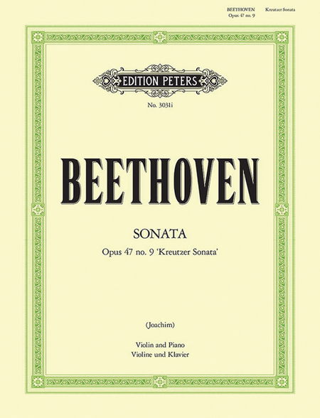 Sonata in A Op. 47 'Kreutzer'
