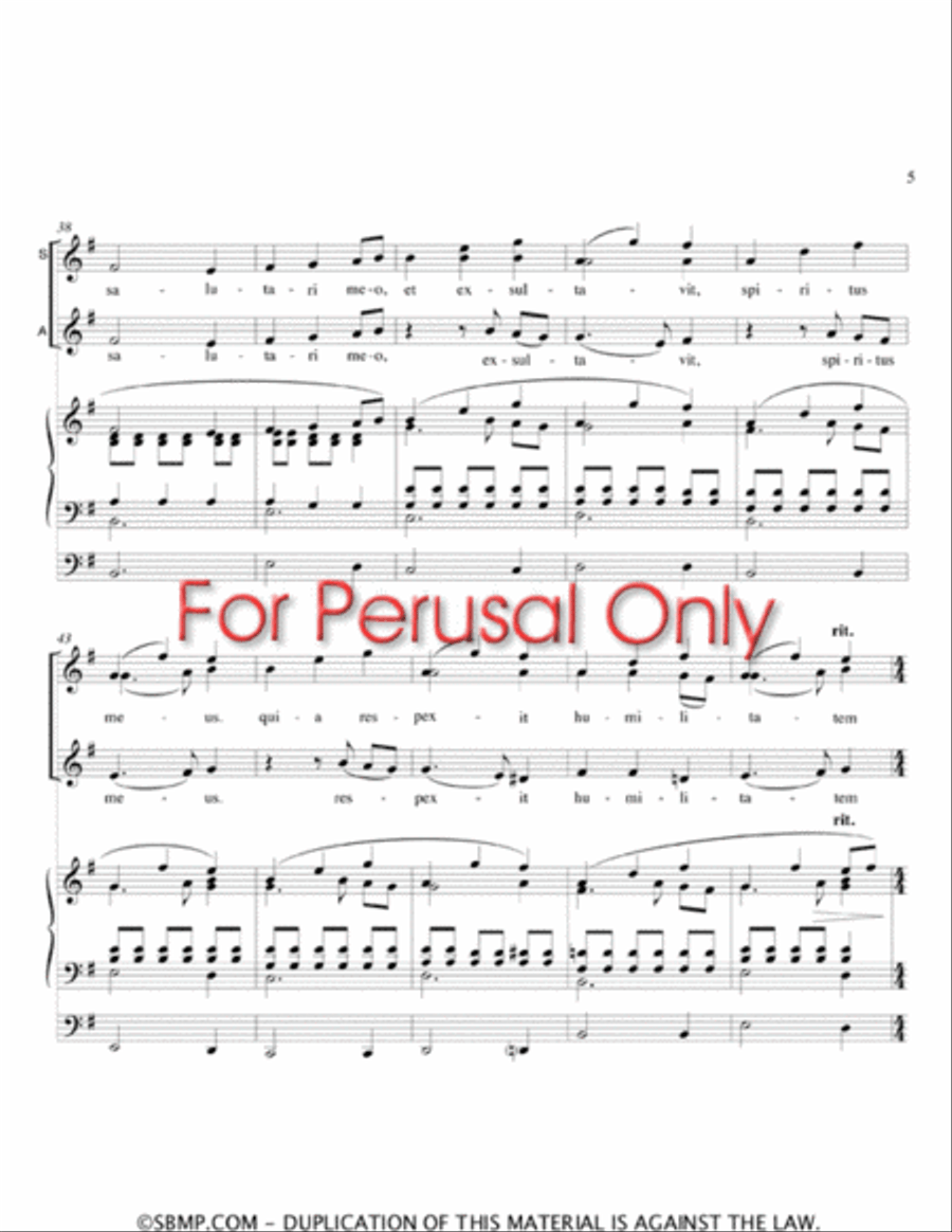 Magnificat - SSAA Choral Book SSAA scores gallery preview page 4