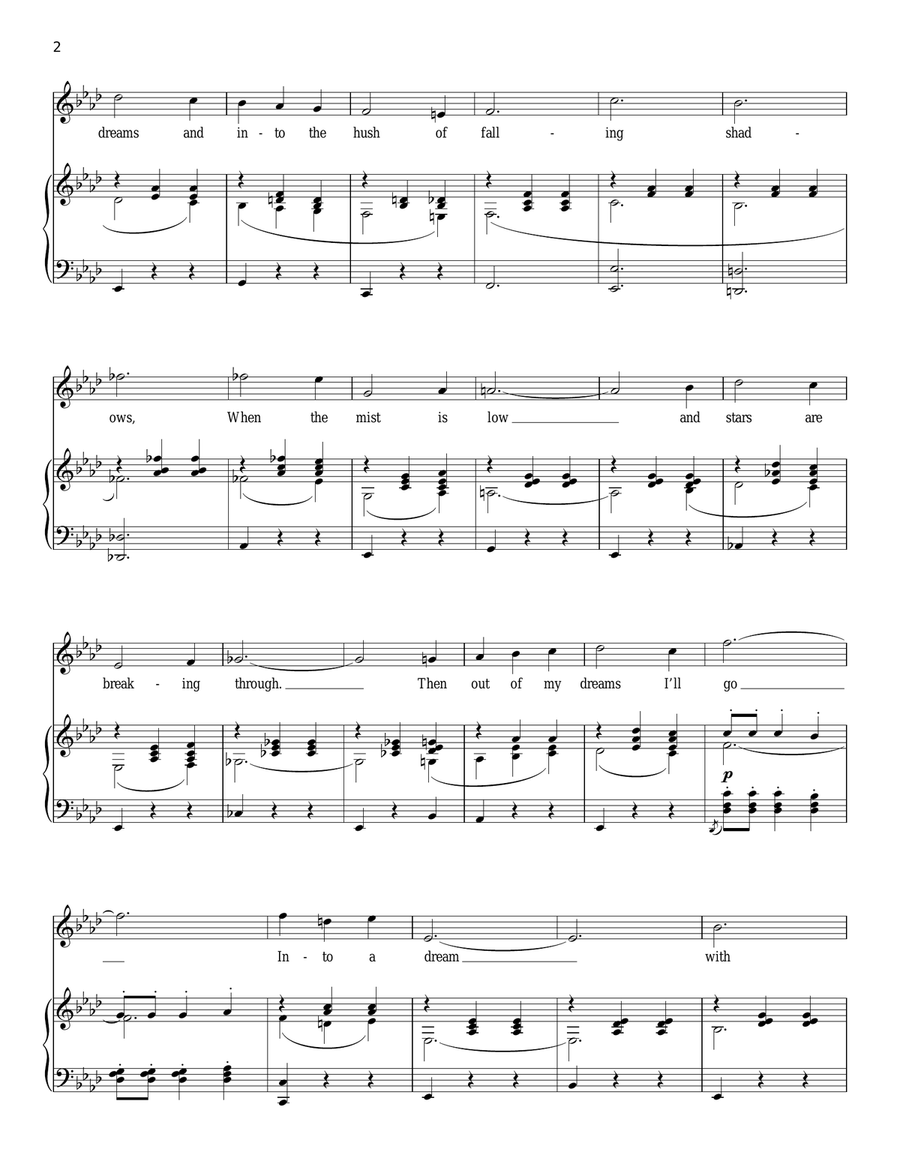 Out Of My Dreams (from Oklahoma!) Piano, Vocal scores gallery preview page 2