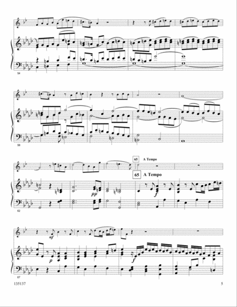 Rejoice Greatly Ye Daughters of Zion Trumpet Solo scores gallery preview page 5