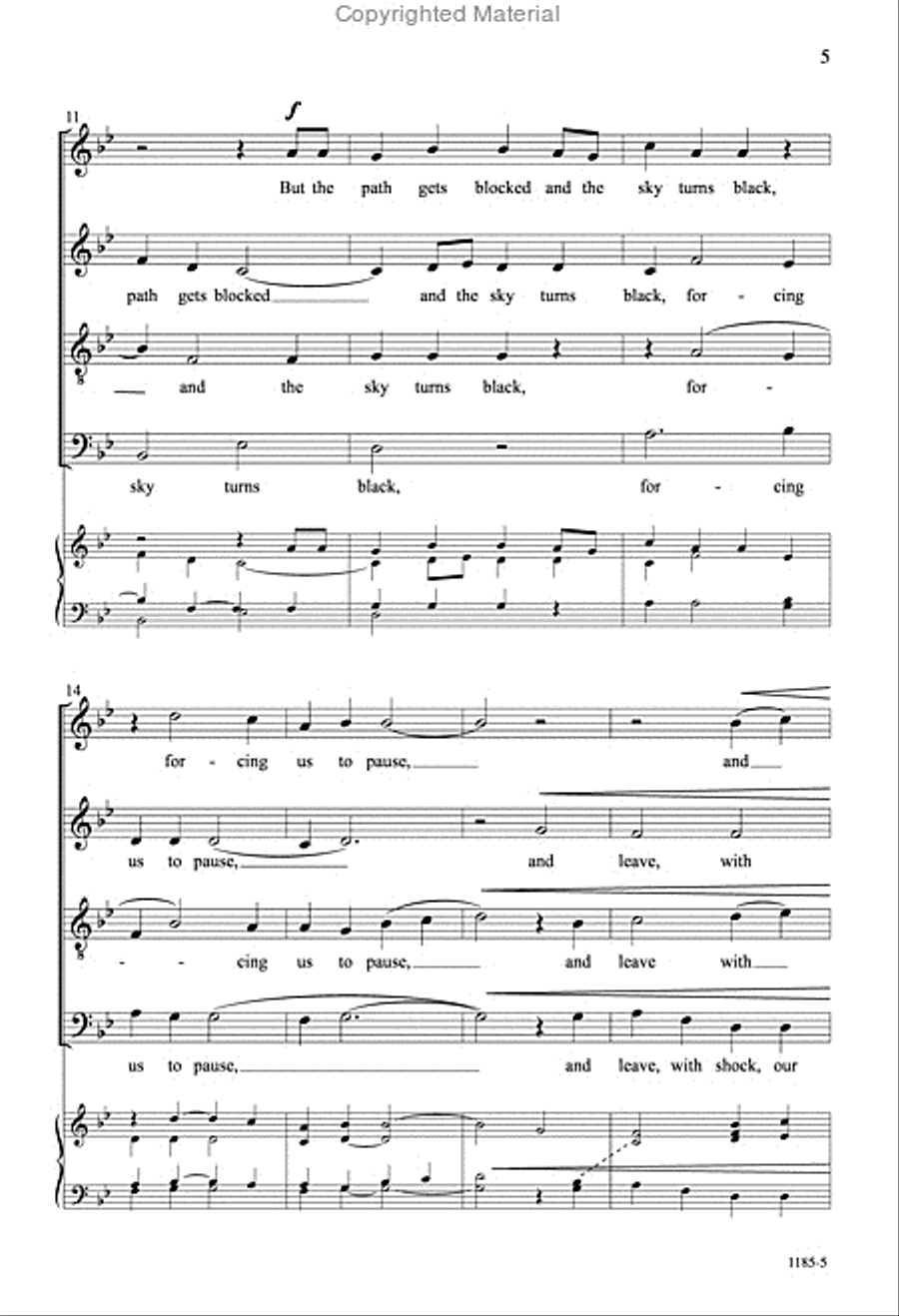 Big Sky - SATB Octavo Big Sky - SATB Octavo 4-Part scores gallery preview page 5