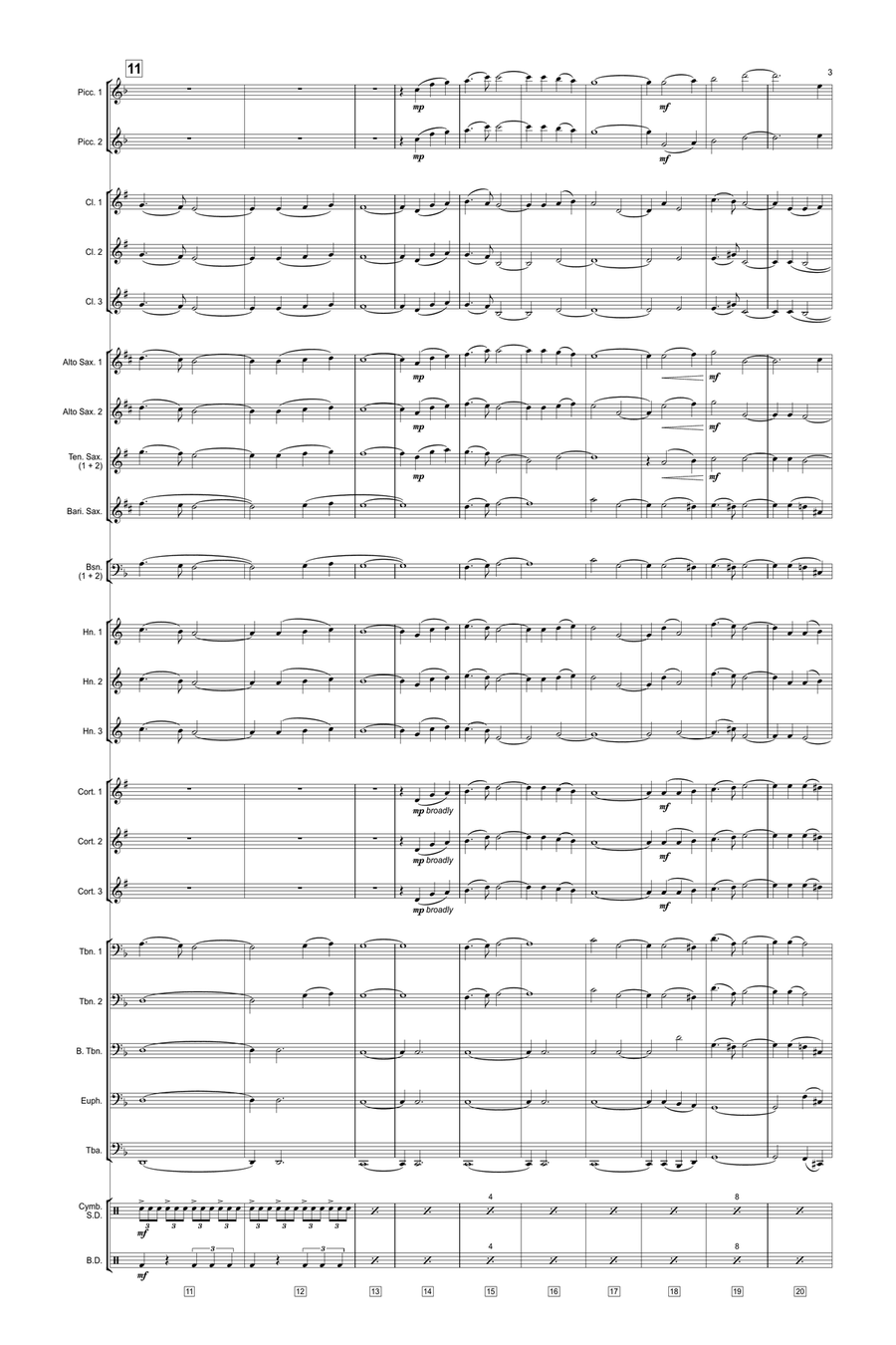 The Battle Marching Band scores gallery preview page 3