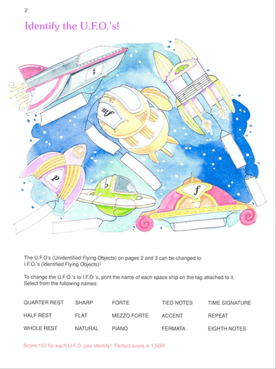Alfred's Basic Piano Prep Course Theory, Book E Piano Method scores gallery preview page 2