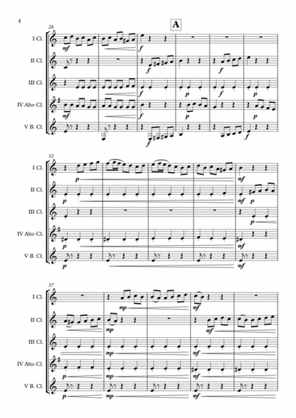 "Fandango" (Amadeo Vives) Clarinet Choir arr. Adrian Wagner image number null