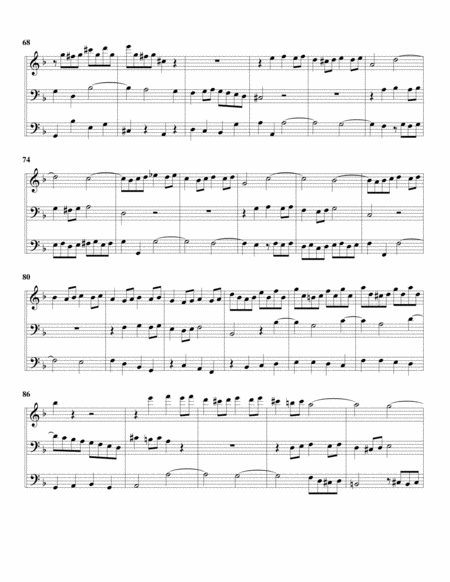 Gratias from Mass BWV 235 (arrangement for 3 recorders)