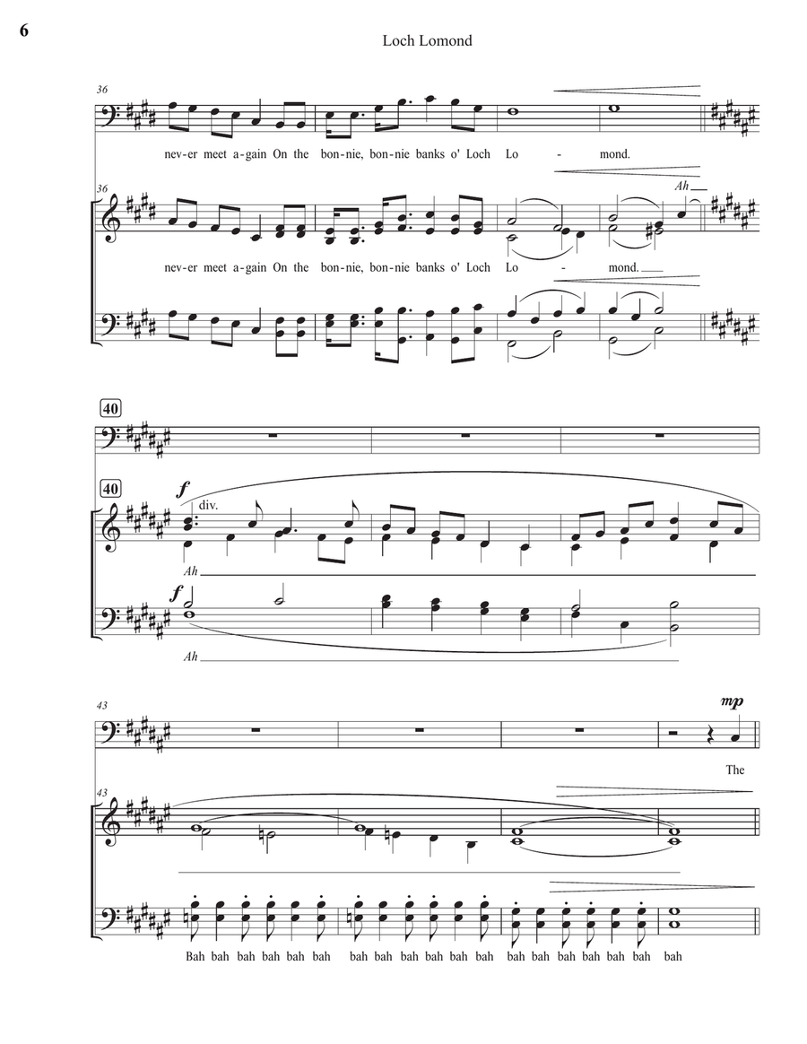 Loch Lomond 4-Part scores gallery preview page 6