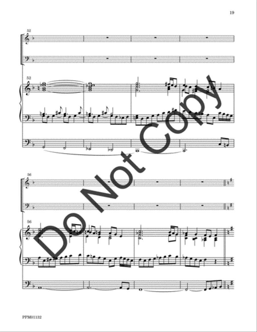 Cortege: Intrada, Arioso, Finale Percussion scores gallery preview page 46