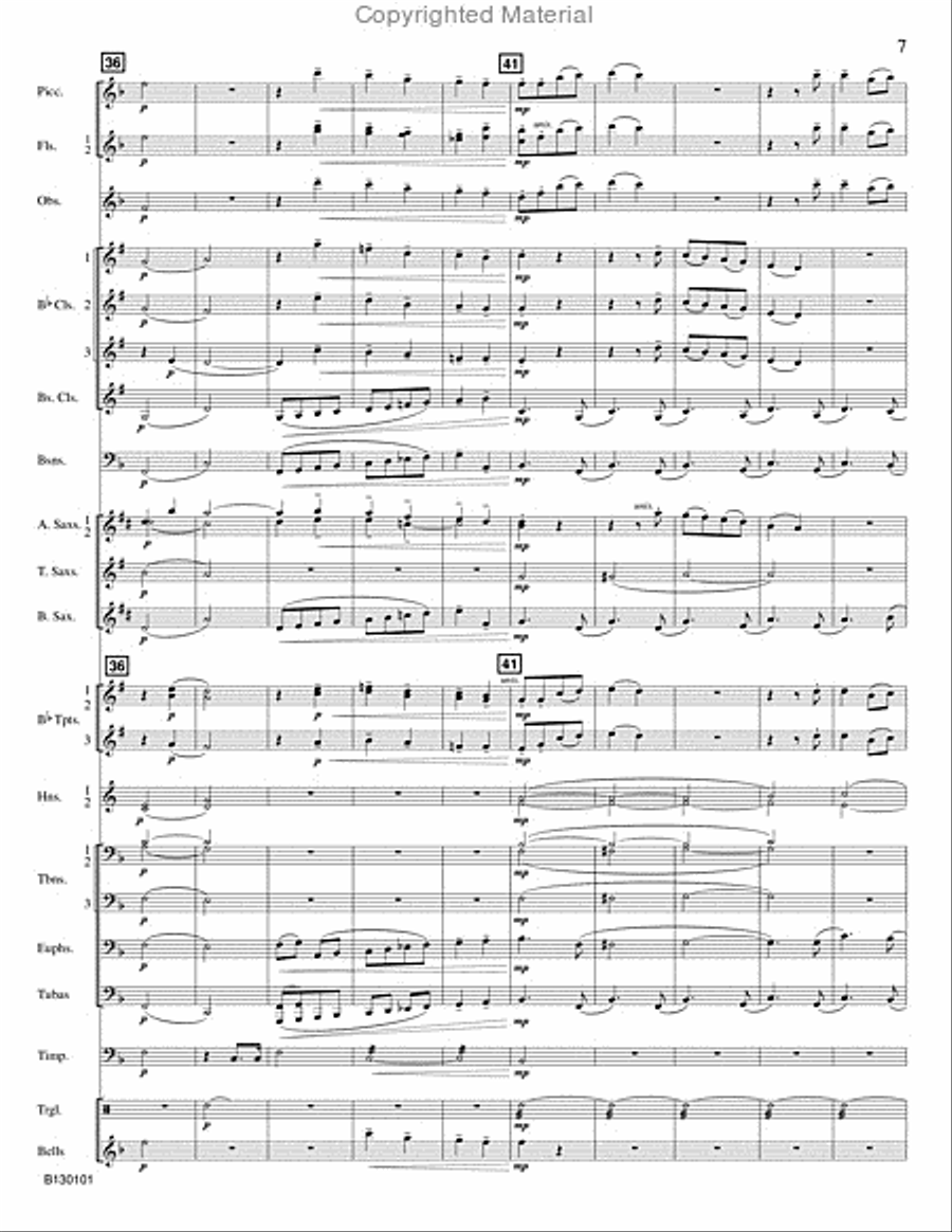 River Mist Concert Band scores gallery preview page 8