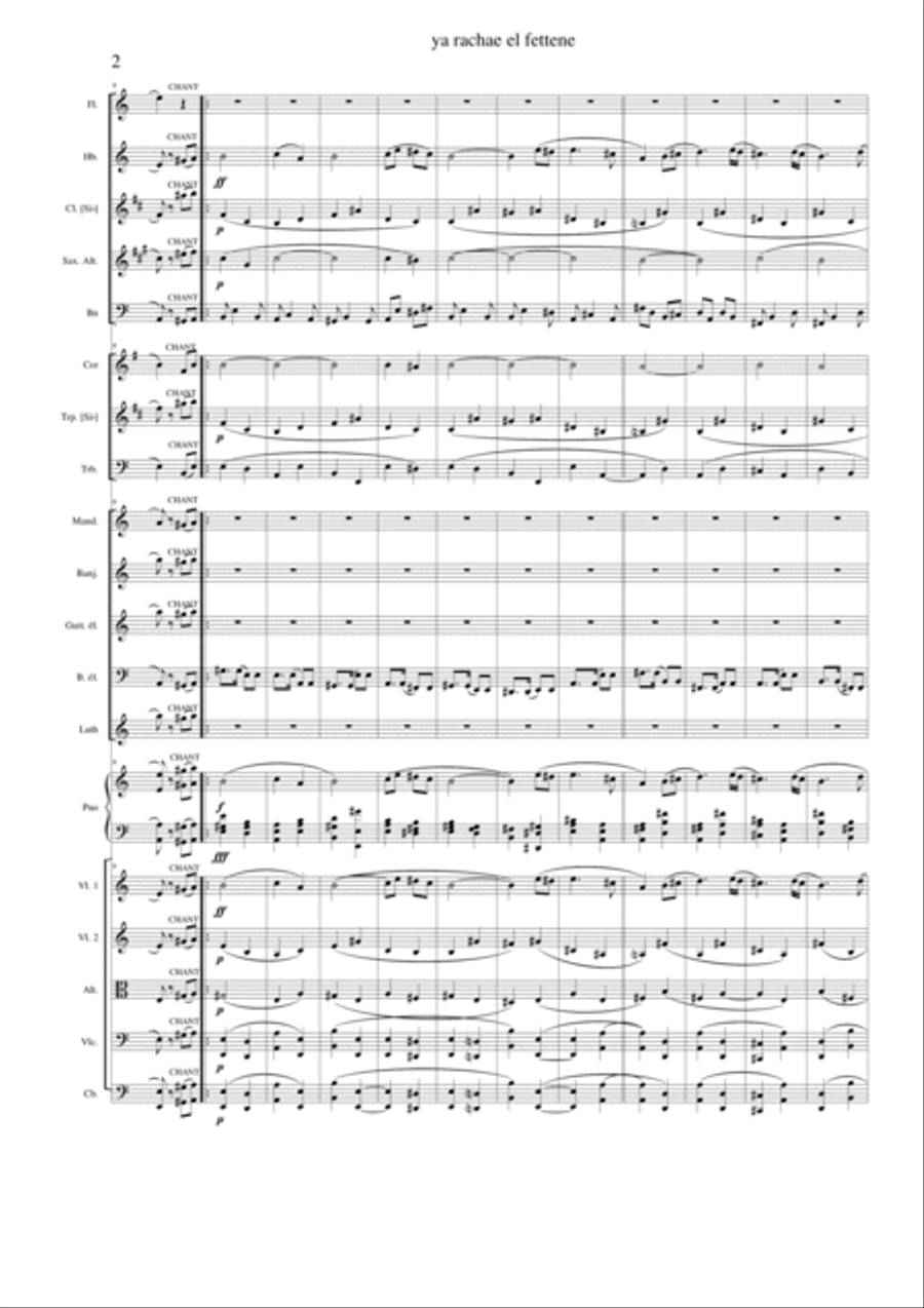 4 Suite symphonique andalouse String Orchestra scores gallery preview page 3