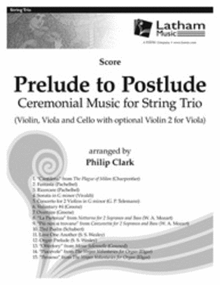 Prelude to Postlude: Ceremonial Music for String Trio - Score image number null