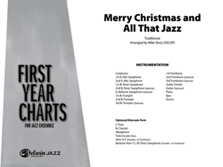 Book cover for Merry Christmas and All That Jazz: Score
