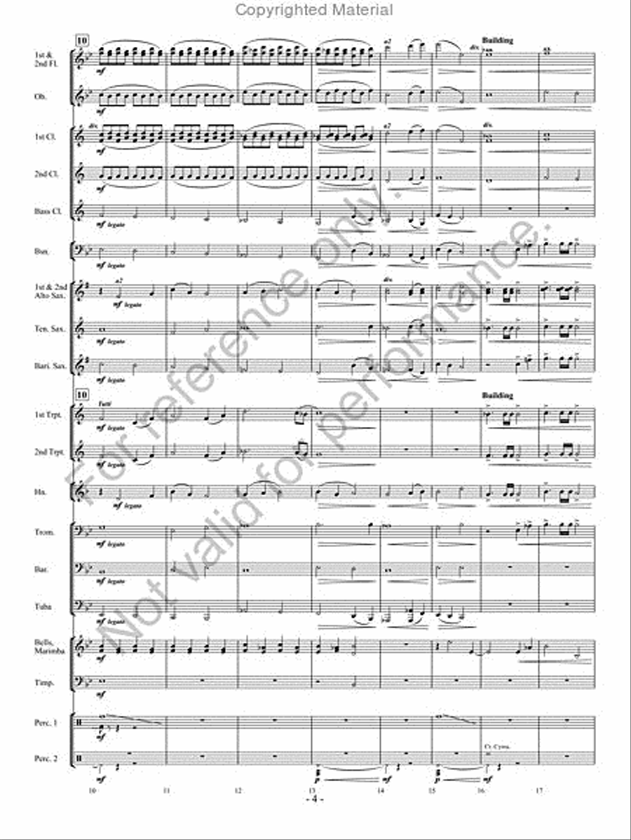 The Phantom Herd Concert Band scores gallery preview page 3
