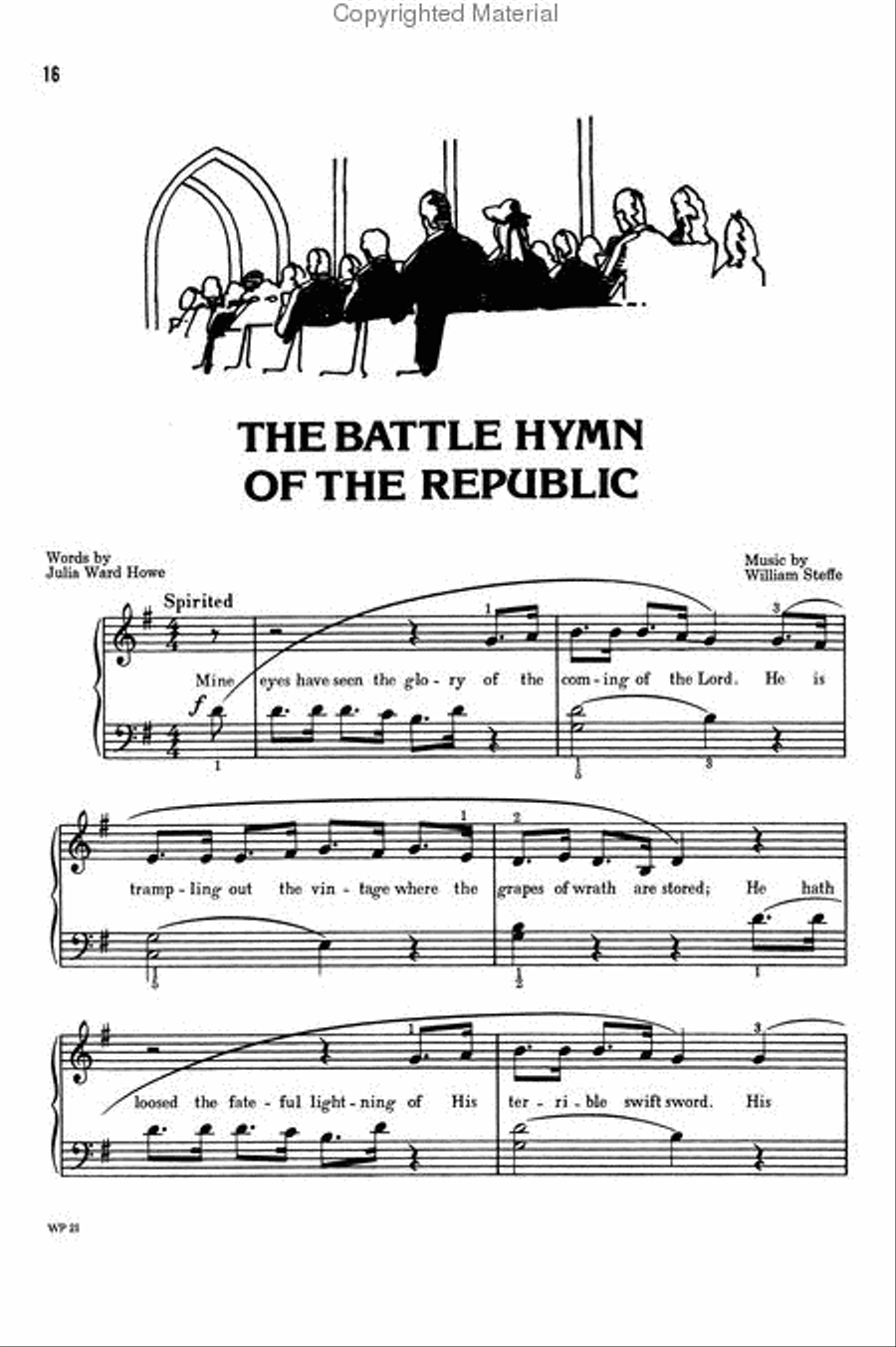 Patriotic Songs For Piano Piano Method scores gallery preview page 4
