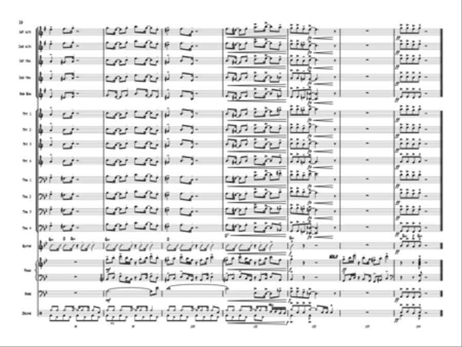 Dance Like No One's Watching Jazz Ensemble - Sheet Music page 16