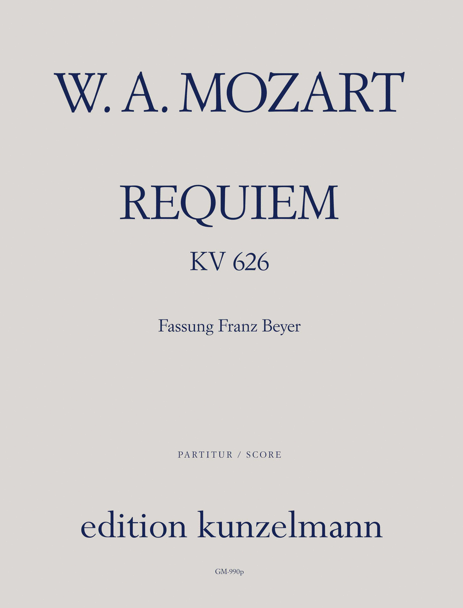 Requiem (Revised edition from 2006) 4-Part scores gallery preview page 1
