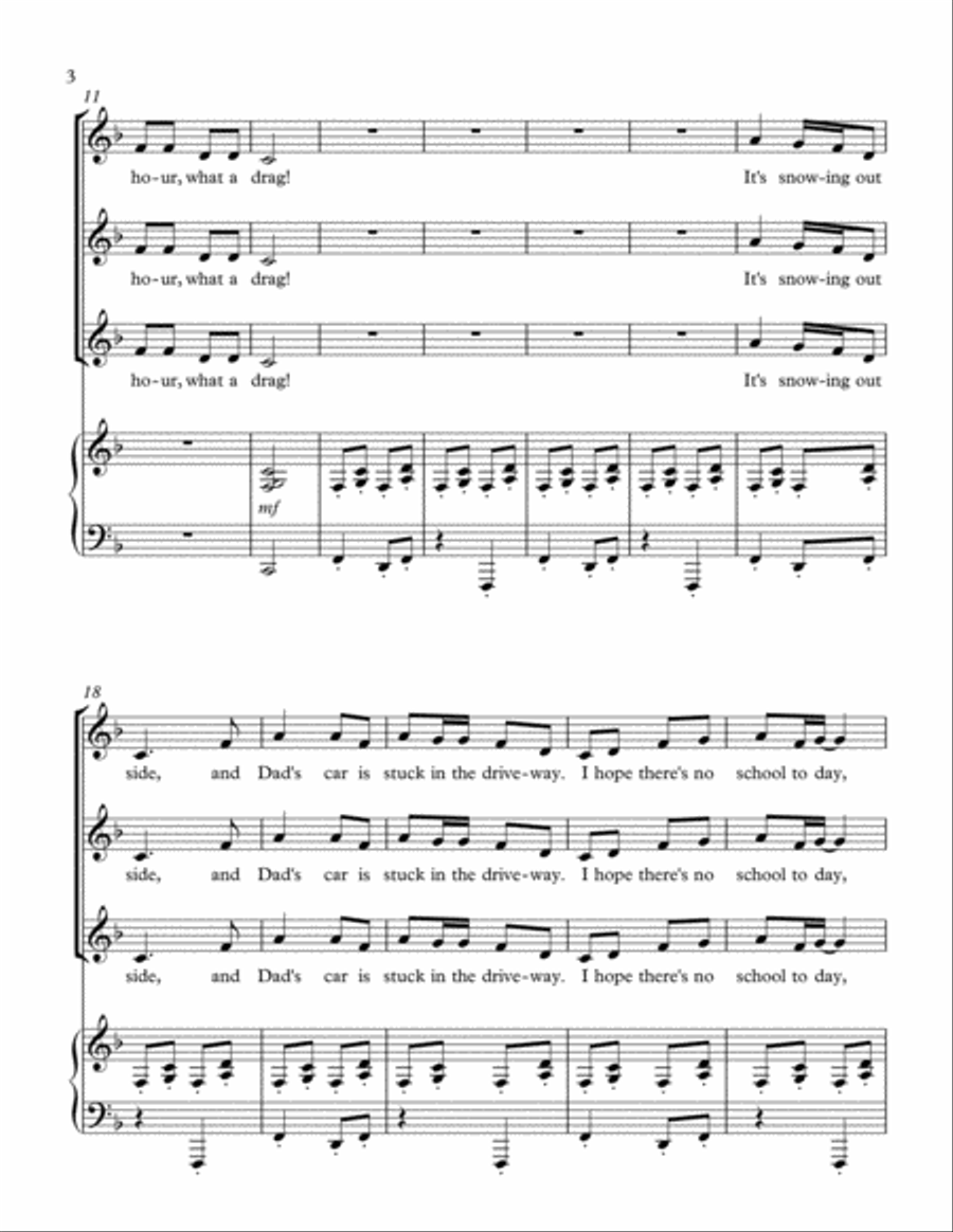 Snow Day SSA scores gallery preview page 4