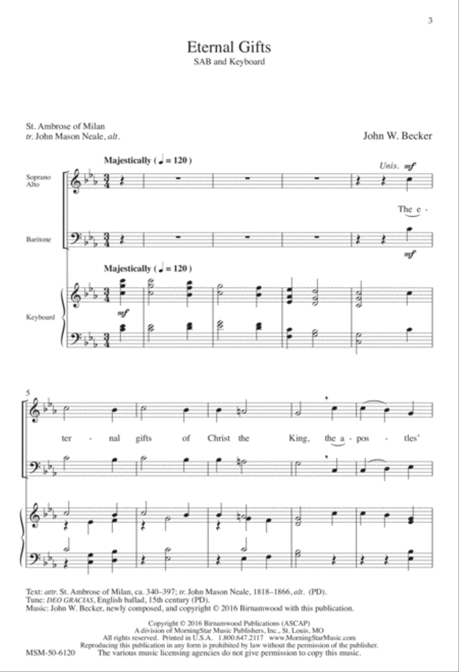 Eternal Gifts 3-Part scores gallery preview page 2