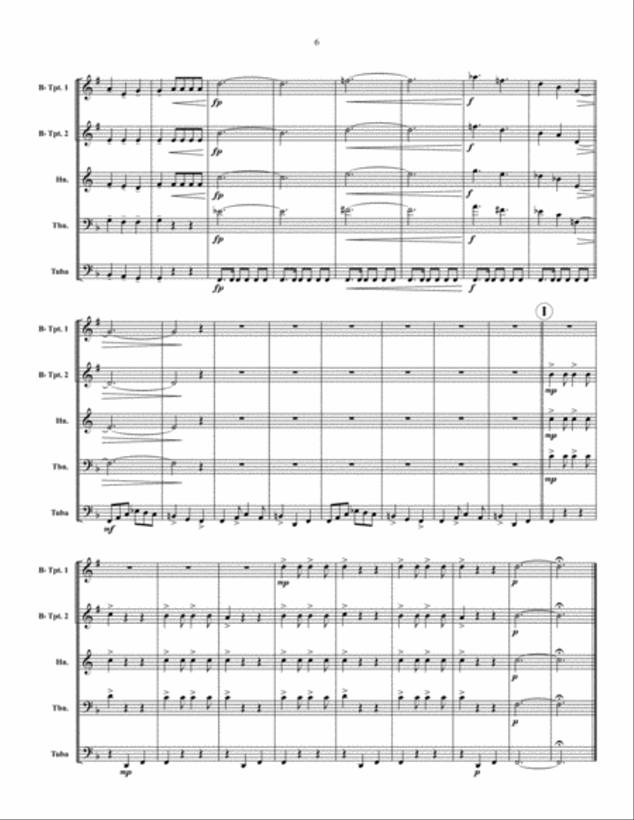 Bocoxe Brass Quintet scores gallery preview page 6