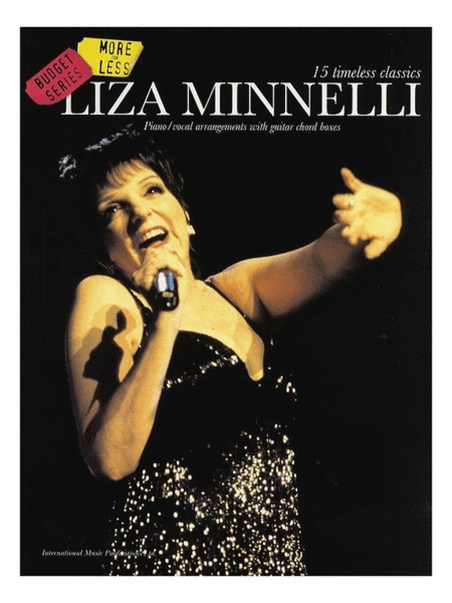 Liza Minnelli Budget Series (Piano / Vocal / Guitar)