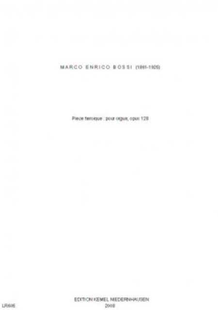 Piece heroique : pour orgue, opus 128