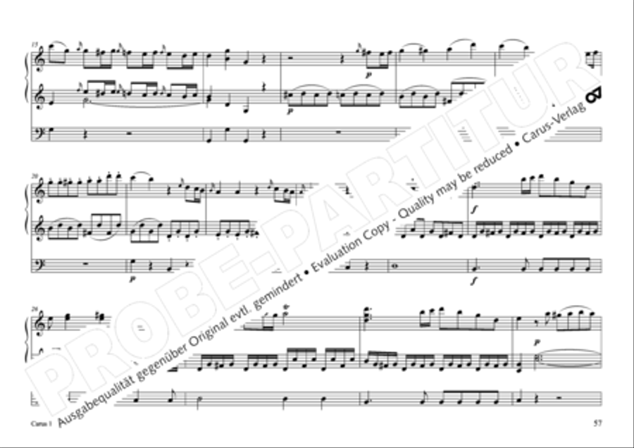 17 Church sonatas Organ Solo scores gallery preview page 58