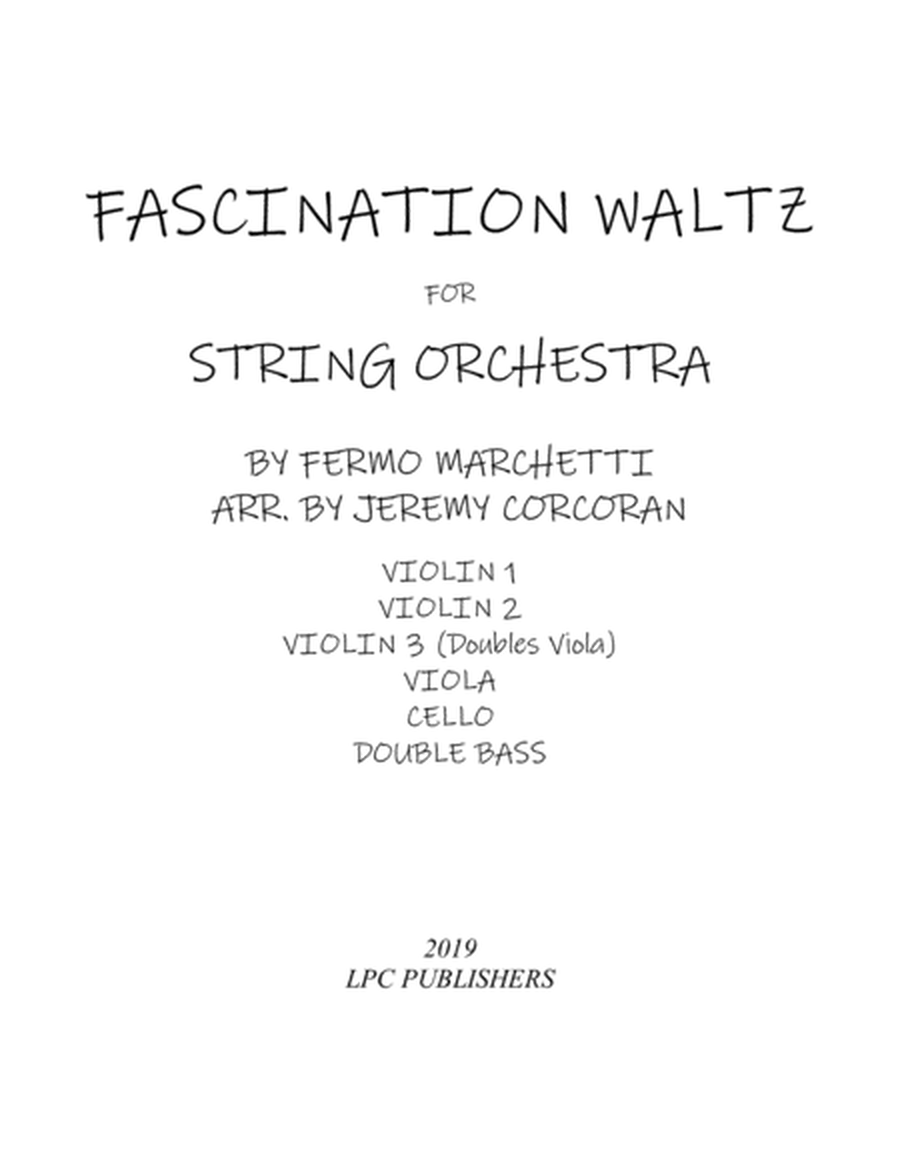 Fascination Waltz for String Orchestra image number null