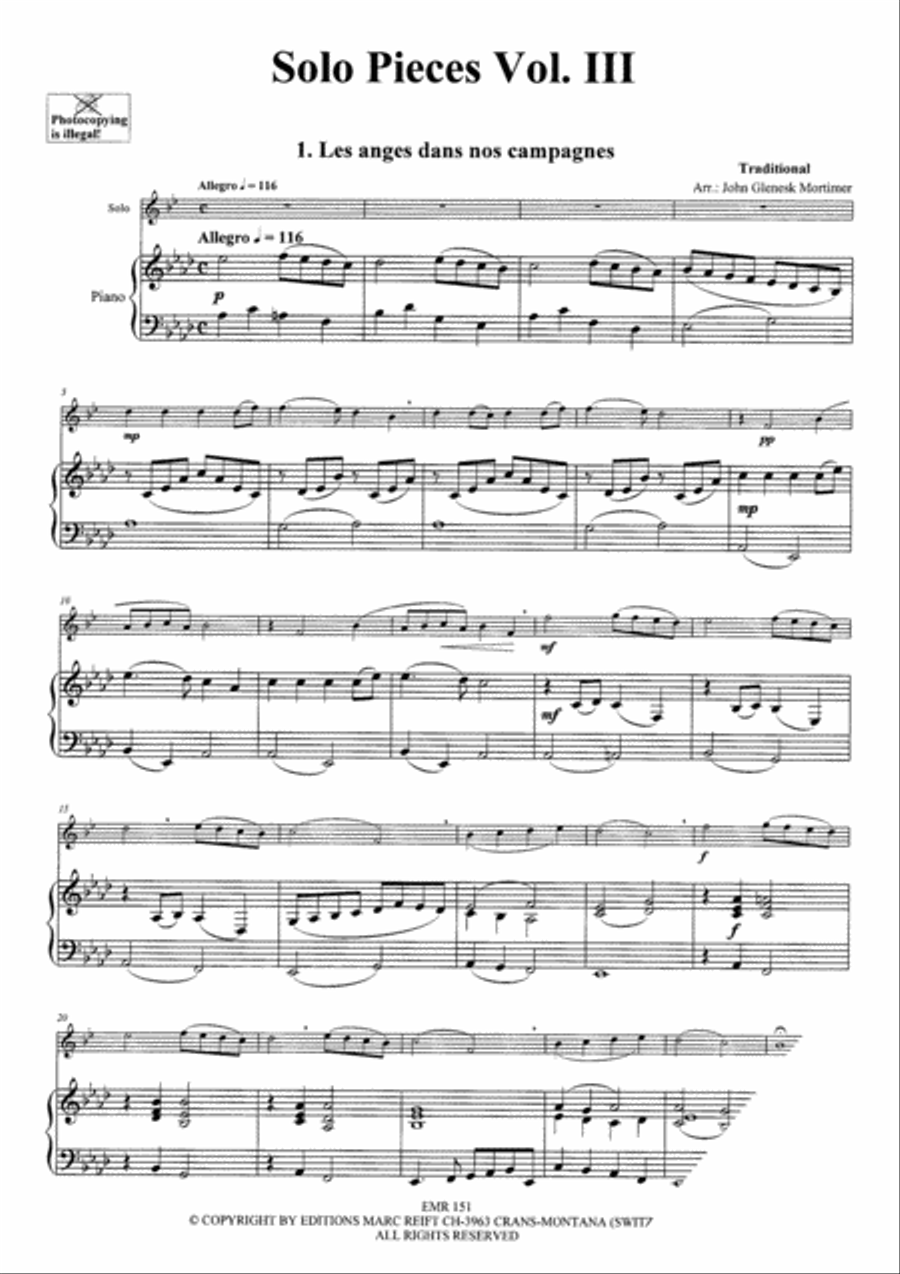 Solo Pieces Vol. 3 Solo Pieces Vol. 3 Trumpet Solo scores gallery preview page 4
