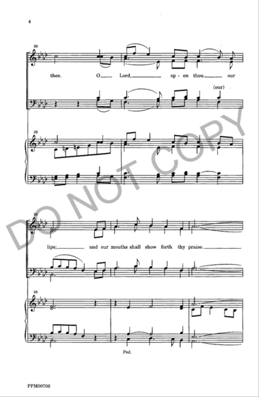 Cast Me Not Away Cast Me Not Away 4-Part scores gallery preview page 5