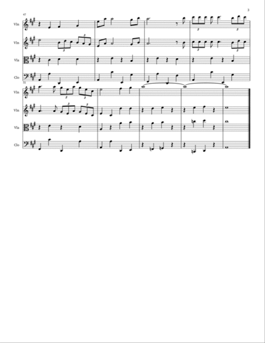 Time To Say Goodbye Small Ensemble scores gallery preview page 3