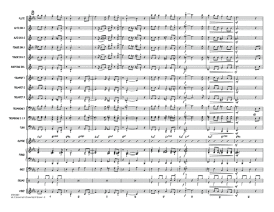 Let It Snow! Let It Snow! Let It Snow! - Conductor Score (Full Score) Jazz Ensemble scores gallery preview page 3