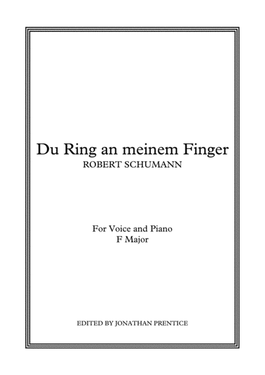 Du Ring an meinem Finger (F Major) image number null
