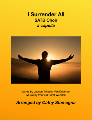 Book cover for I Surrender All (SATB Choir) - a capella