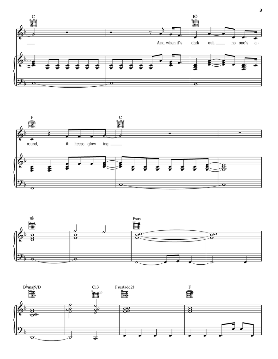Last Hope Last Hope Piano, Vocal, Guitar scores gallery preview page 3