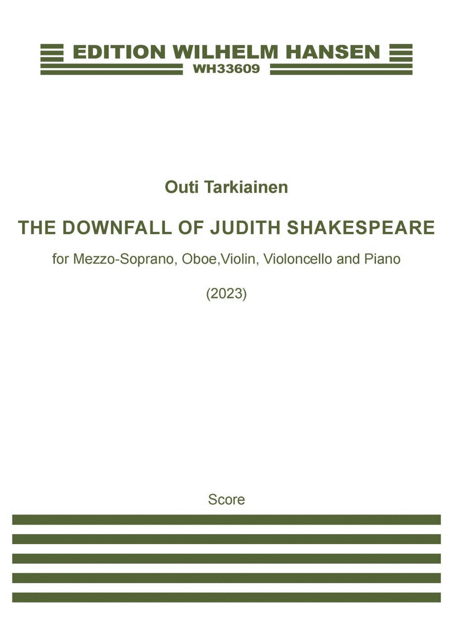 The Downfall Of Judith Shakespeare (Score and Parts) Cello scores gallery preview page 1