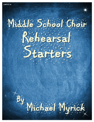 Book cover for Middle School Rehearsal Starters